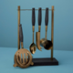 Be Home Arendal Aged Bronze Hanging Bar Tool Set