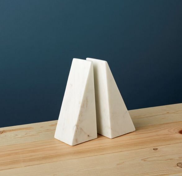 Be Home Pembroke Marble Bookends