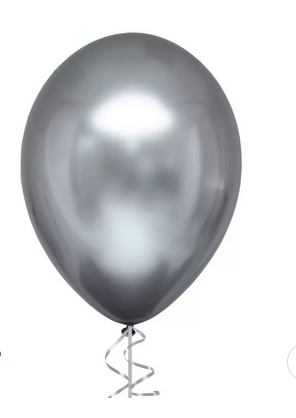 Balloons Everywhere Latex Balloon - Silver 12"