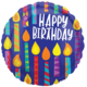 Balloons Everywhere Birthday Candles Blue Balloon 28"