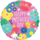 Balloons Everywhere Mothers Day Pretty Flowers in Pink Balloon 18"