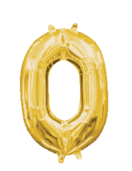 GG Distributors Gold Mylar Balloon 40" - Zero