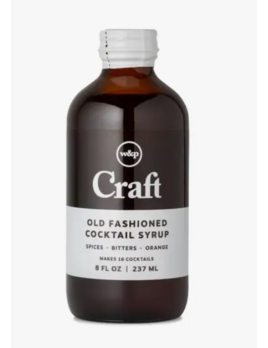 W&P Craft Old Fashioned Cocktail Syrup 8oz Bottle