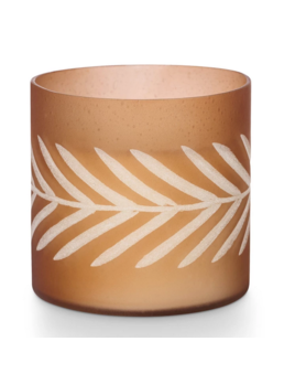 Illume Copper Leaves Gather Glass Candle
