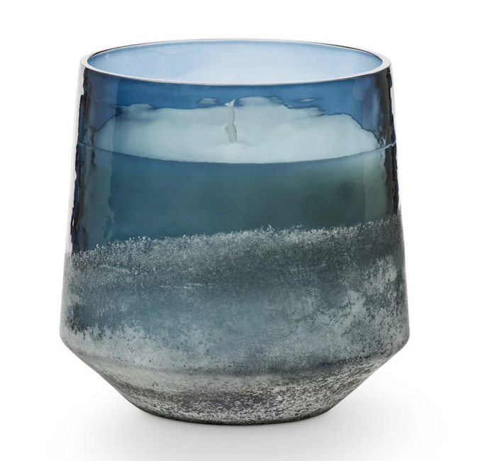 Illume Hidden Lake Baltic Glass Candle