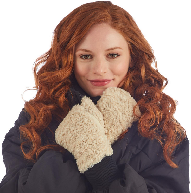 Two's Company Plush Sherpa Mitten