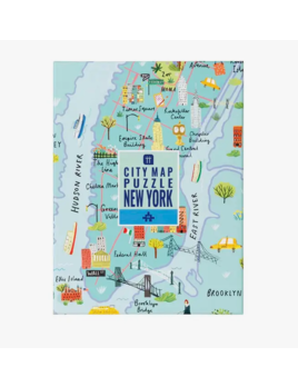 Talking Tables New York Map Jigsaw Puzzle and Poster
