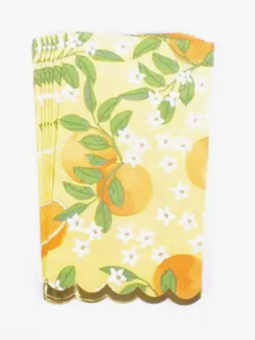 8 Oak Lane Orange Grove Paper Guest Towel Packs