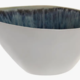 Alexandra Meti Glazed Stoneware Bowl Enameled Blue