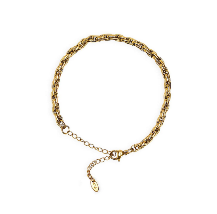 Two's Company Oval Chain Link Bracelet