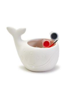 Two's Company Paint Your Own Sealife Planter Kit - Whale