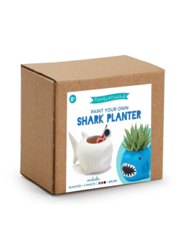 Two's Company Paint Your Own Sealife Planter Kit  - Shark