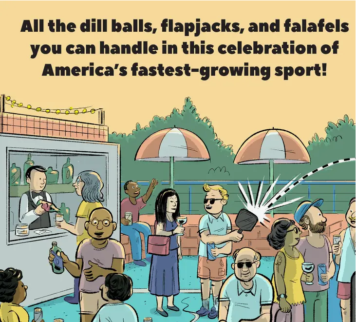 Union Square & Co. Dink! Pickleball Facts, Fictions & Cartoons