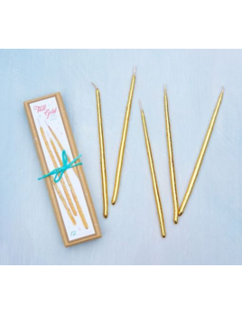 One Hundred 80 Degrees Gold Party Candle
