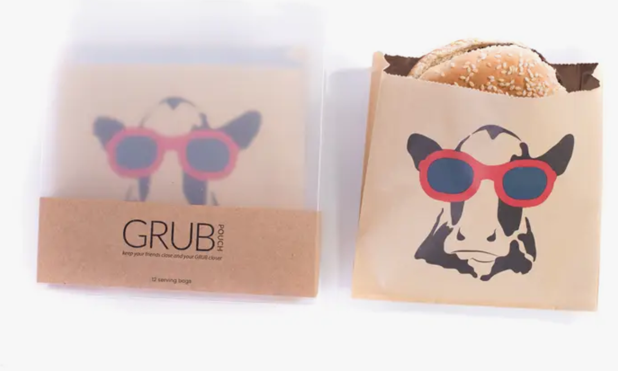Boston International Eat Drink Host - Cow with Sunglasses Grub Pouches