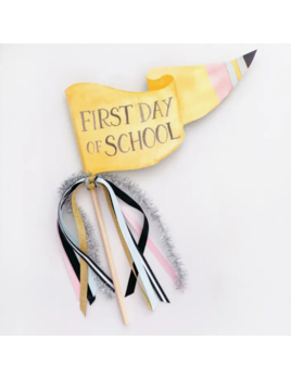 Cami Monet First Day of School Party Pennant