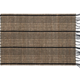 Creative Co-op Bamboo Placemat with Stripes and Fringe