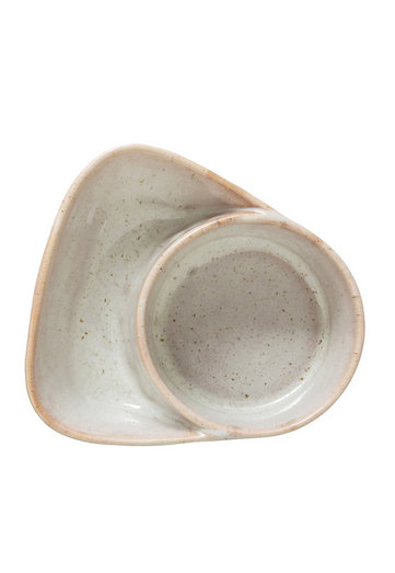 Creative Co-op Stoneware Cracker and Soup Bowl