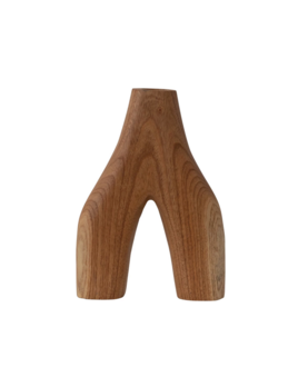 Creative Co-op Decorative Arched Wood Vase