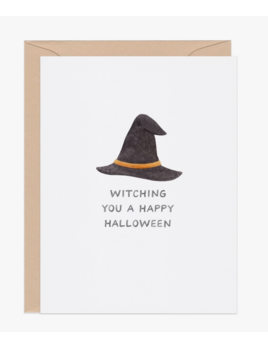 Amy Zhang Witch Hat Halloween Card