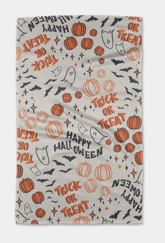 Geometry Trick-or-treat Kitchen Towel