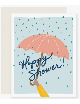 Slightly Stationery Happy Shower Card
