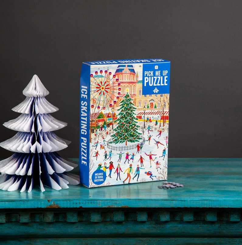 Talking Tables Ice Skating Christmas Puzzle - 1000 Pieces
