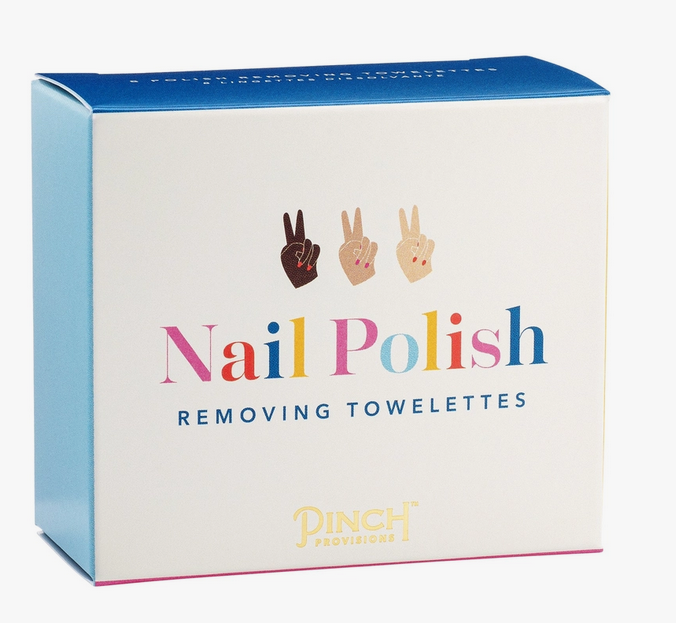 Pinch Provisions Nail Polish Remover Towelette  Peace