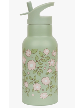 A Little Lovely Company Kids stainless steel drink/water bottle: Blossoms - sage