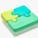 melii Puzzle Bento Box Food Storage Container  - Mint