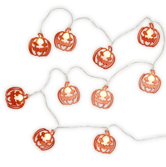 Two's Company Jack-o-Lantern Light Up LED Garland