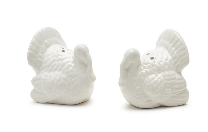 Two's Company Turkey Salt & Pepper Shaker Set