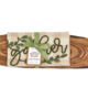 Two's Company Gather Charcuterie Serving Board with Embroidered Dish Towel