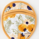 One Hundred 80 Degrees Berries and Florals Oval Hot Pad - Orange