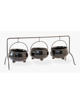 Boston International Halloween Cauldron Serving Set