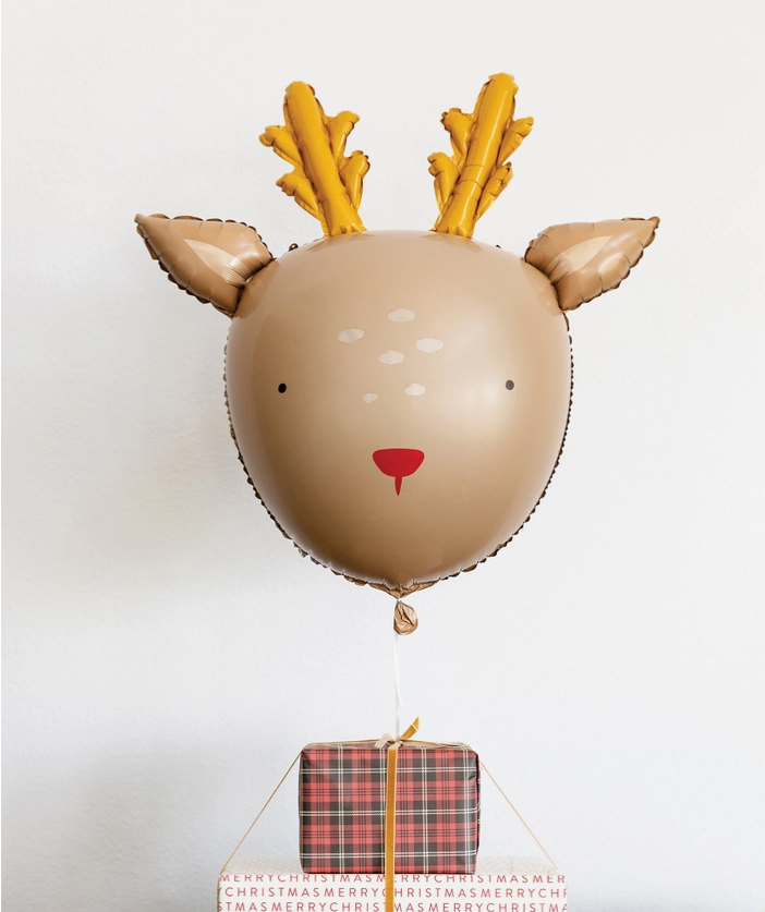My Mind’s Eye Dear Rudolph Reindeer Mylar Balloon