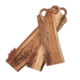 Two's Company Hand-Crafted Charcuterie Serving Boards with Leaf Design