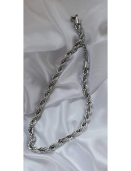 MeloMelo Esmeralda - 8mm Rope Chain - Silver