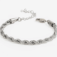 MeloMelo Herschell - 5mm Rope Chain Bracelet - Silver