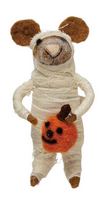 Creative Co-op Wool Felt Mouse in Costume