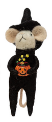 Creative Co-op Wool Felt Mouse in Costume