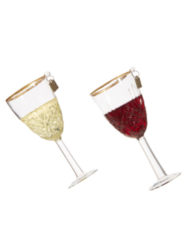 RAZ Imports Elegant Wine Ornament  - Red Wine