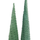 RAZ Imports Smocked Velvet Cone Trees - Large