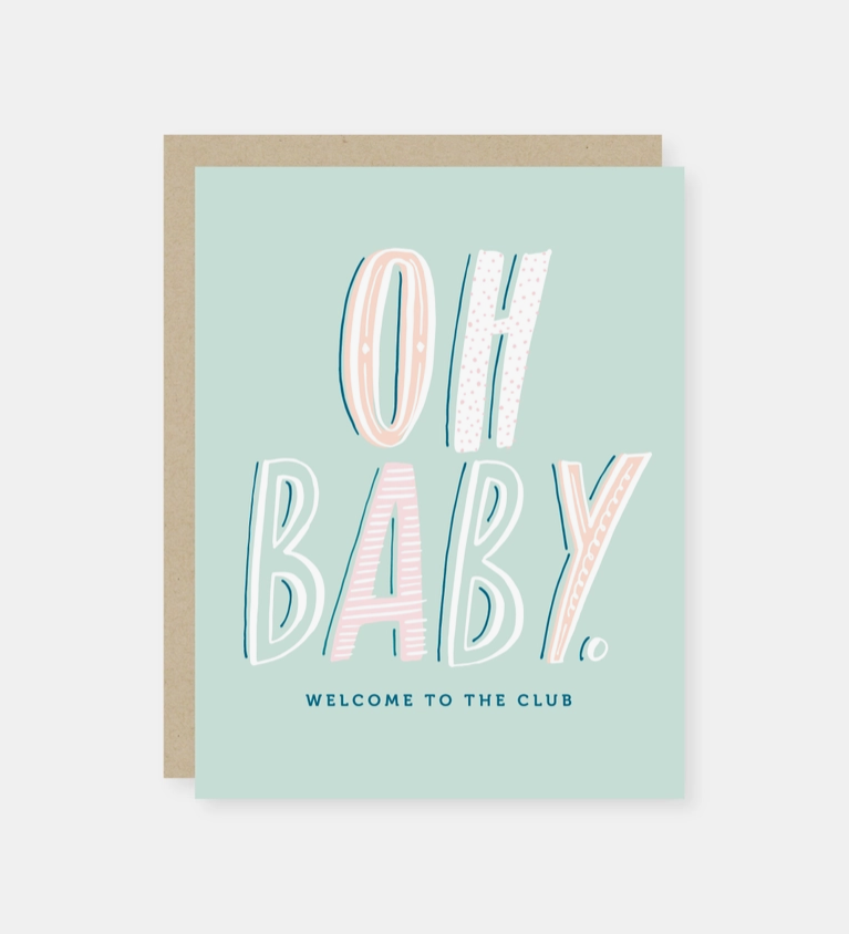 2021 Co. Welcome to the Club Baby Card