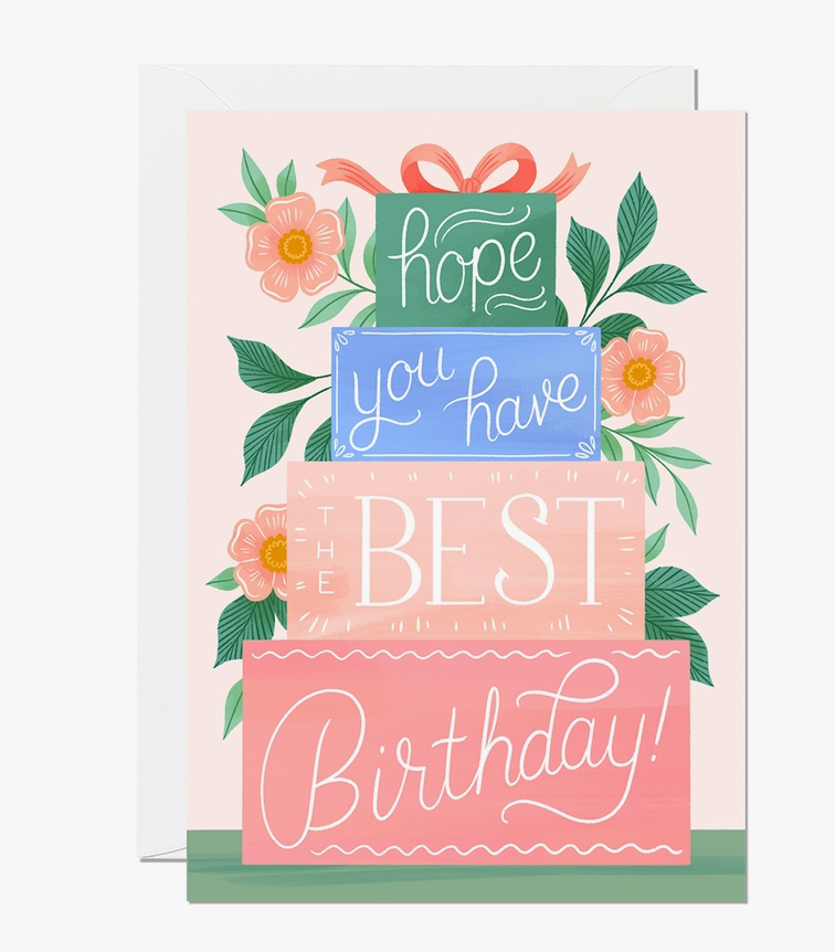 Ricicle Cards Presents Birthday Card