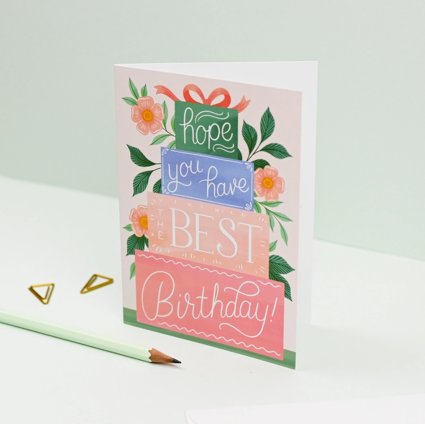 Ricicle Cards Presents Birthday Card