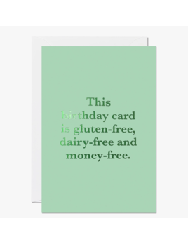 Ricicle Cards Gluten-Free, Dairy-Free Funny Birthday Card