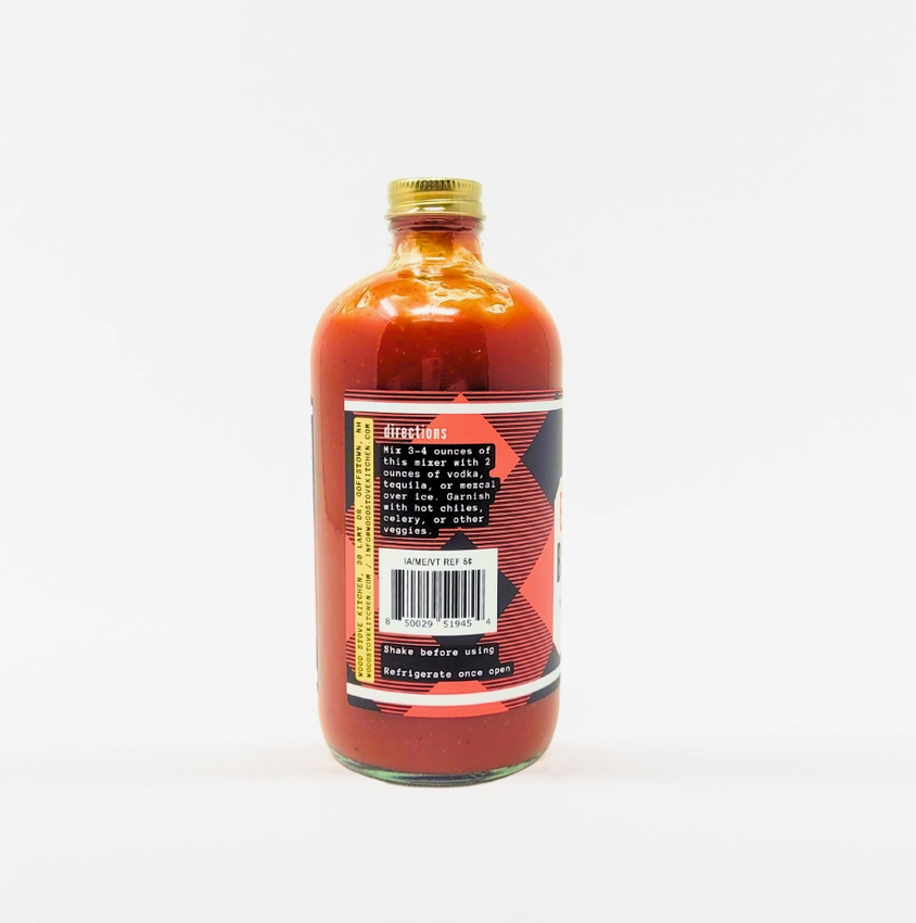 Wood Stove Kitchen Extra Spicy Bloody Mary Mixer, 16 fl oz.