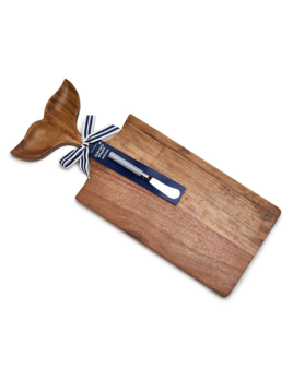 Two's Company Oh Whale! Serving Board w/ Spreader