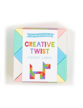 Two's Company Multicolor Fidget Puzzles - Pastel Rainbow